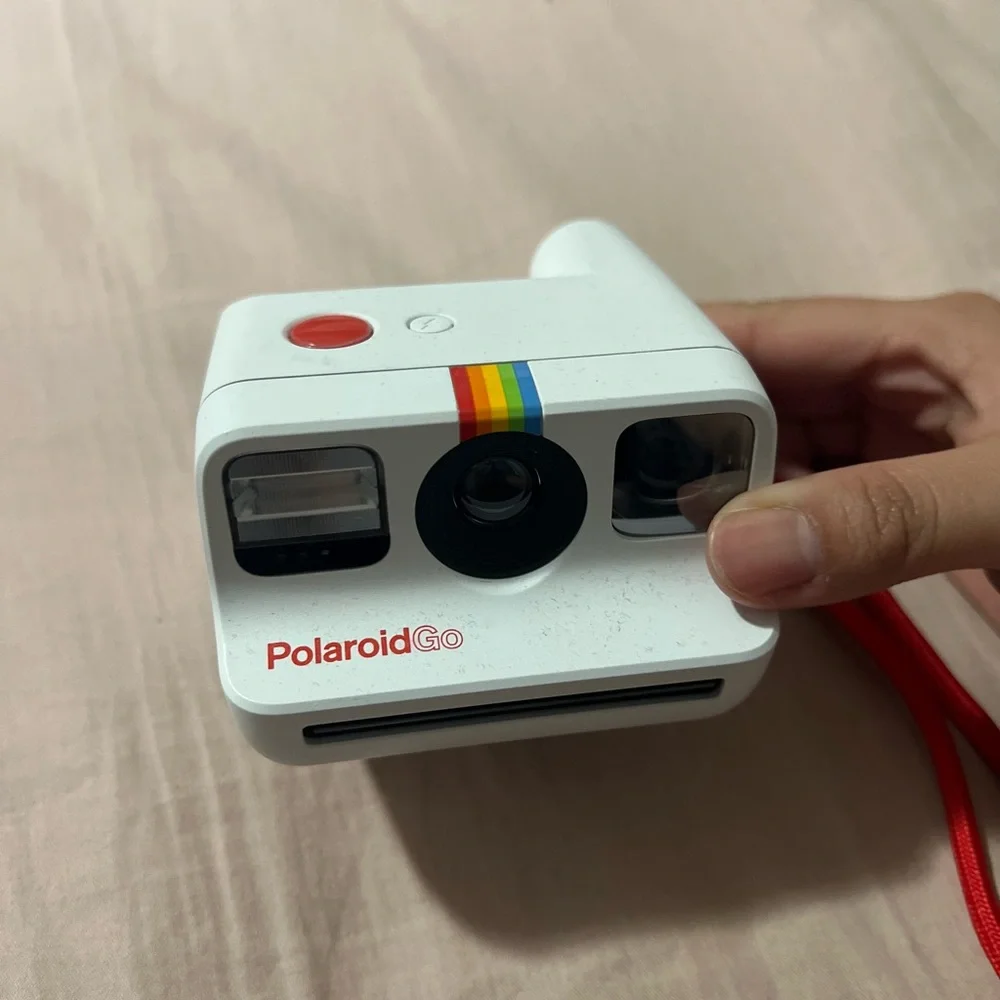Polaroid White Instant Camera Film Photography